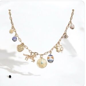Gold Charm Necklace